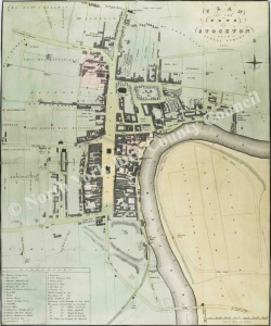 Historic map of Stockton 1826